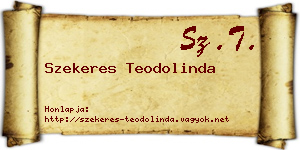 Szekeres Teodolinda névjegykártya